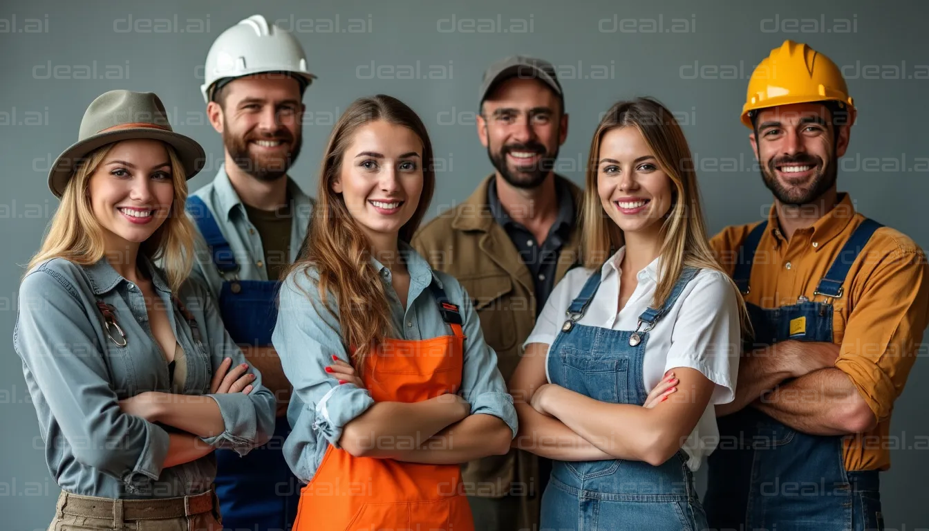 Diverse Team of Skilled Workers