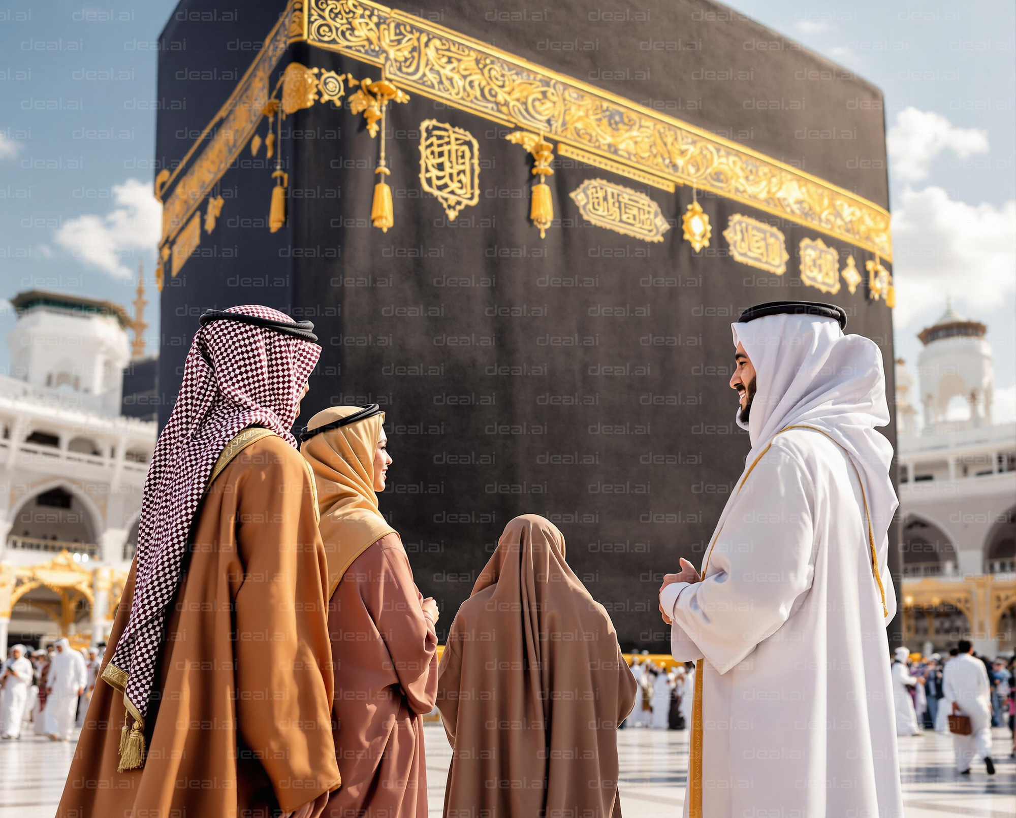 Pilgrims Gather at the Kaaba