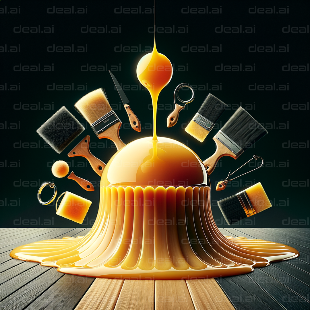 "Glow and Flow: Artistic Brushes in Action"