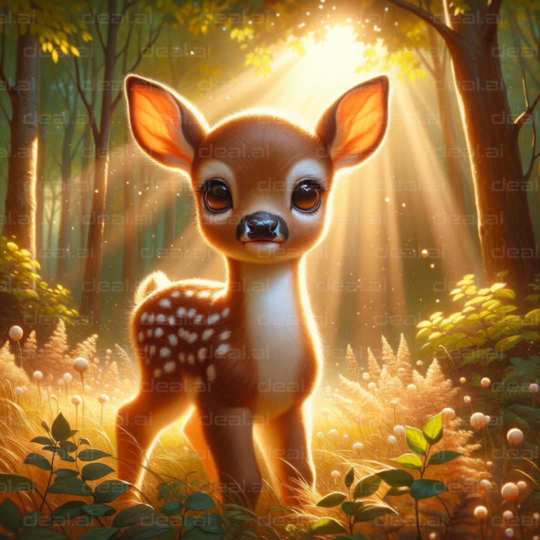 "Enchanted Forest Fawn"