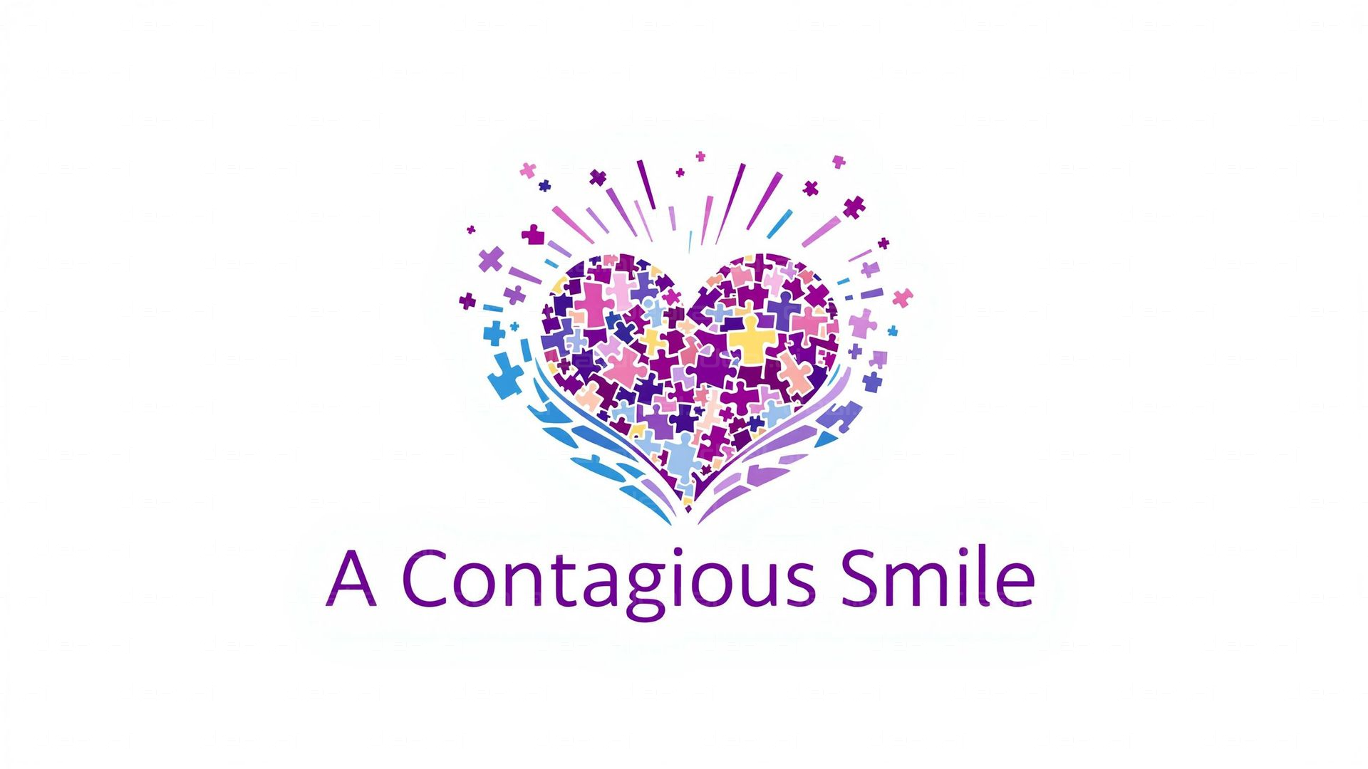 Puzzle Heart: A Contagious Smile