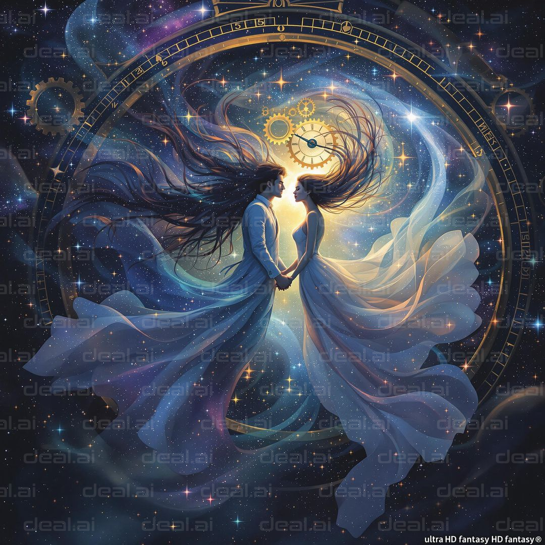 "Eternal Cosmic Embrace"