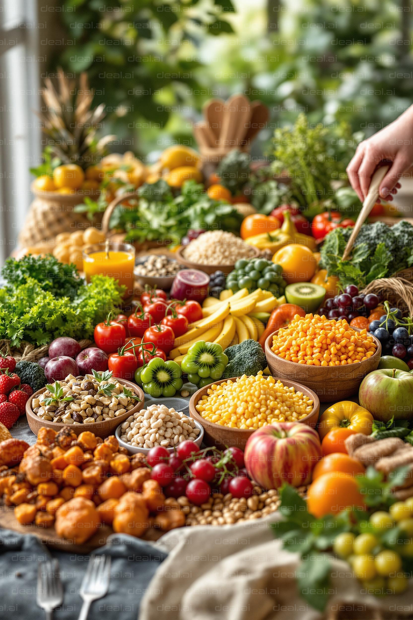 Colorful Harvest Feast