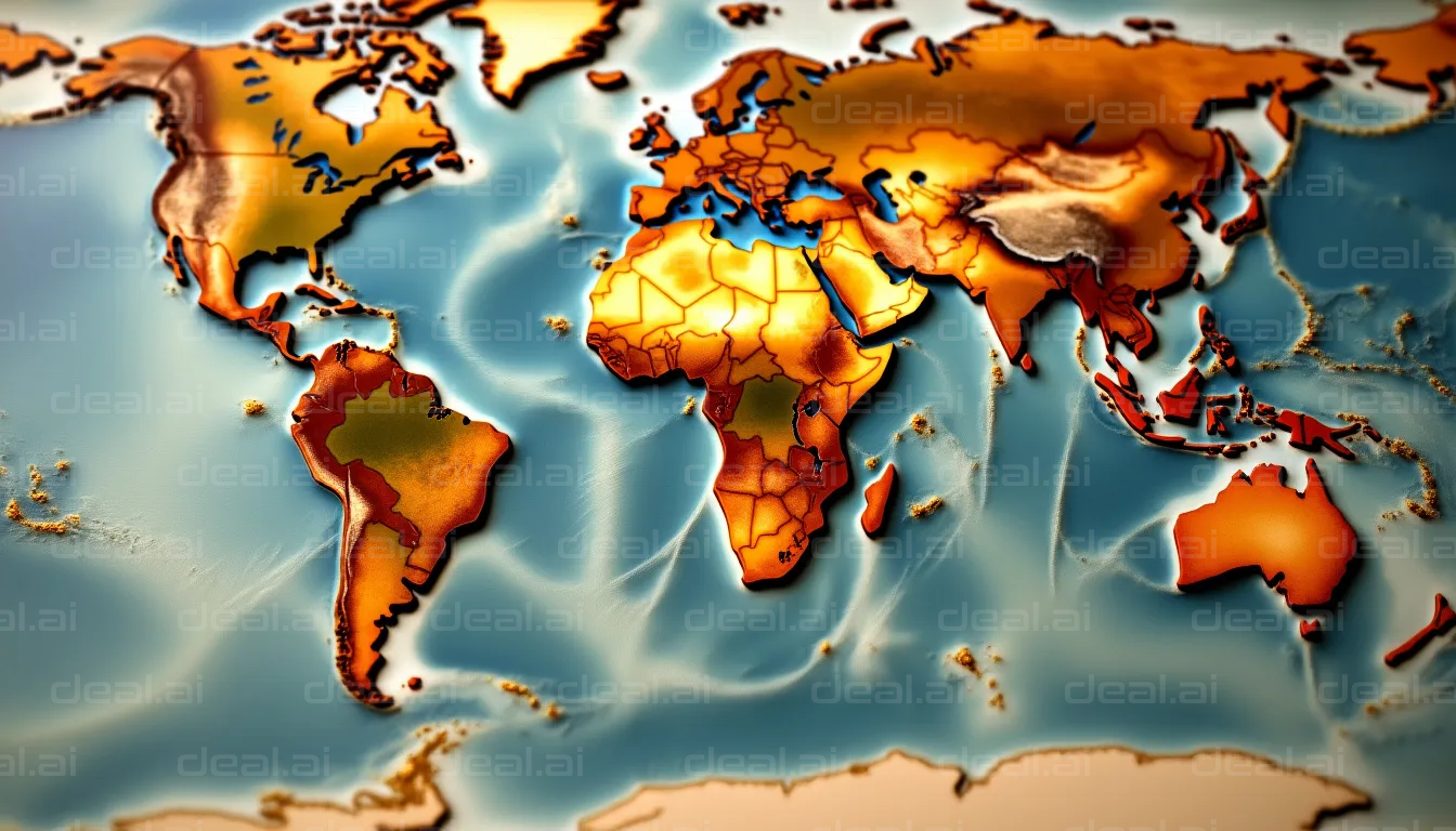 Vibrant World Map Design