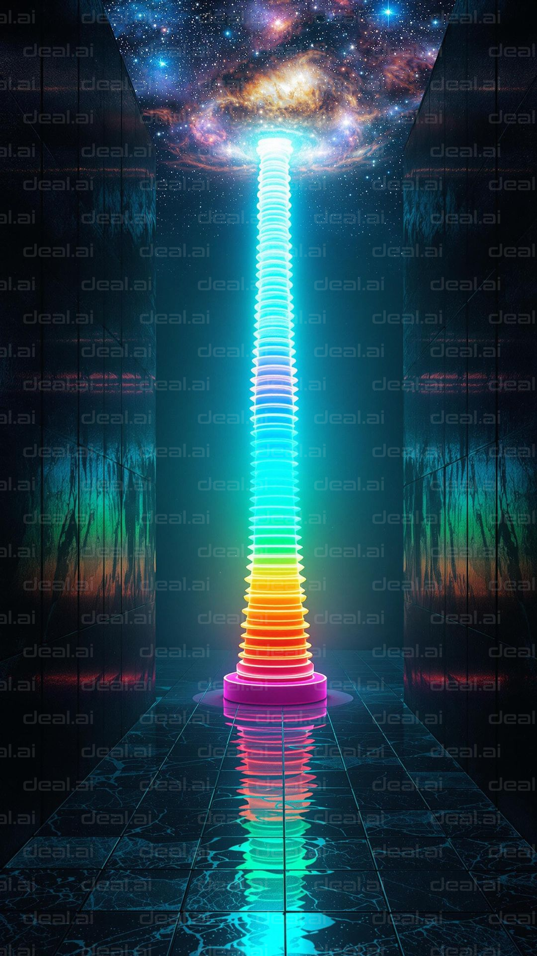 "Cosmic Light Column"