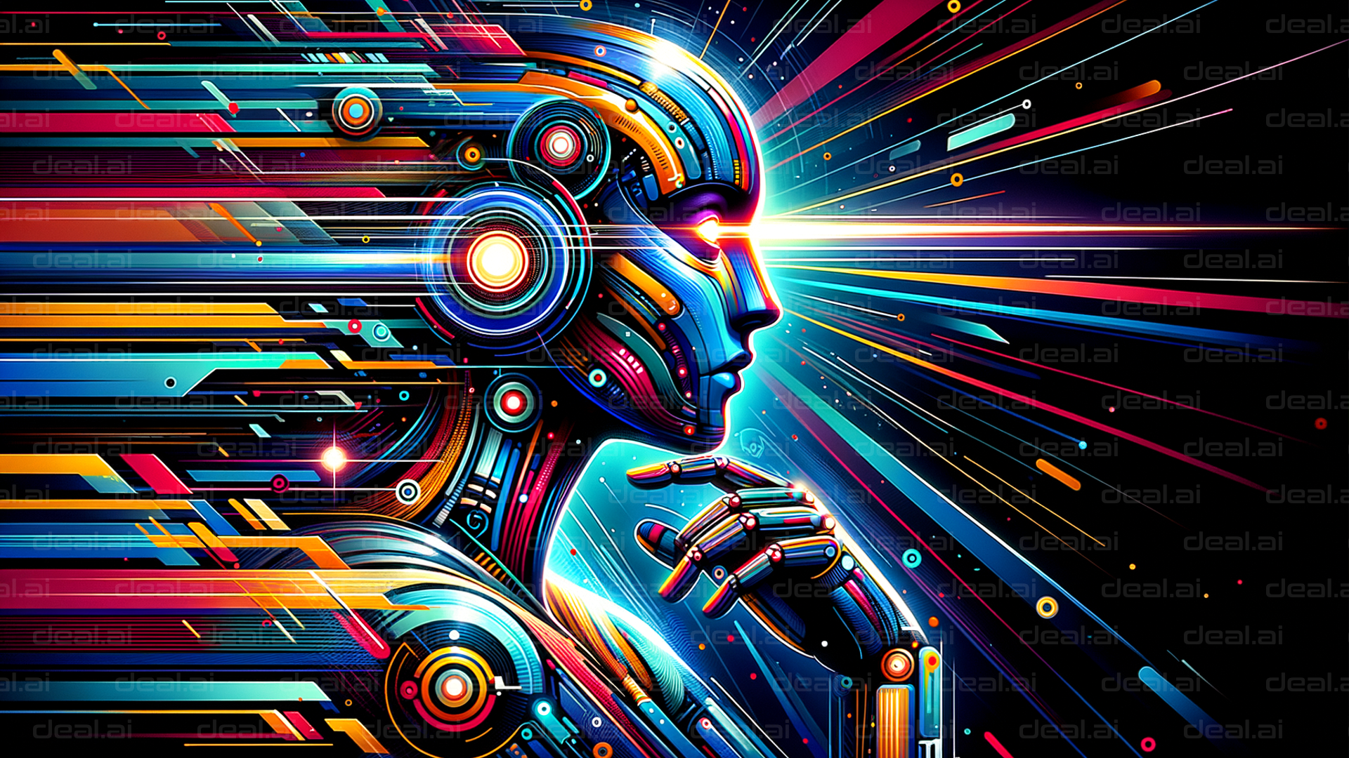 Futuristic Cybernetic Mind