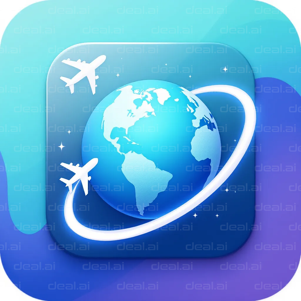Global Flight Icon Design