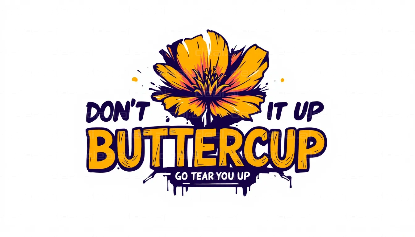 Bold Buttercup Message Design