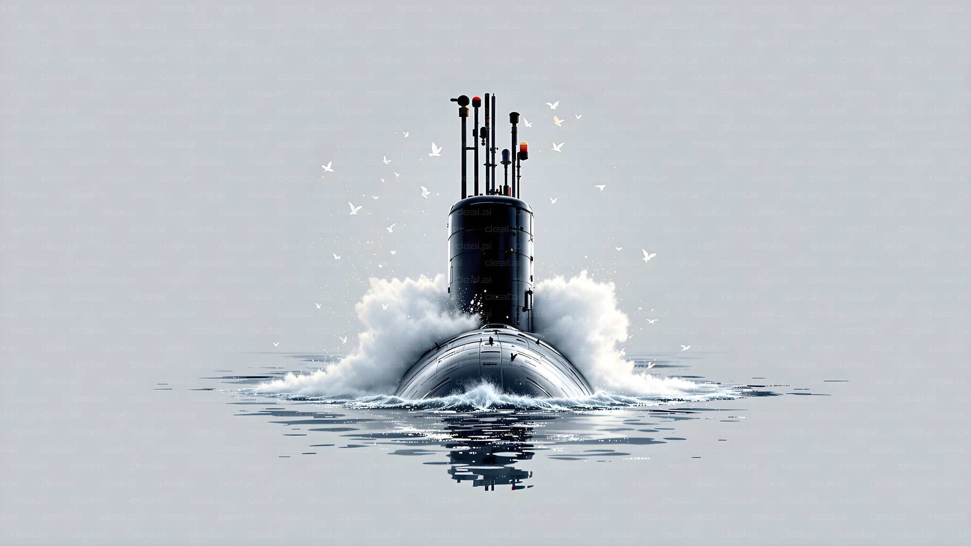 Submarine Surfaces with a Splash