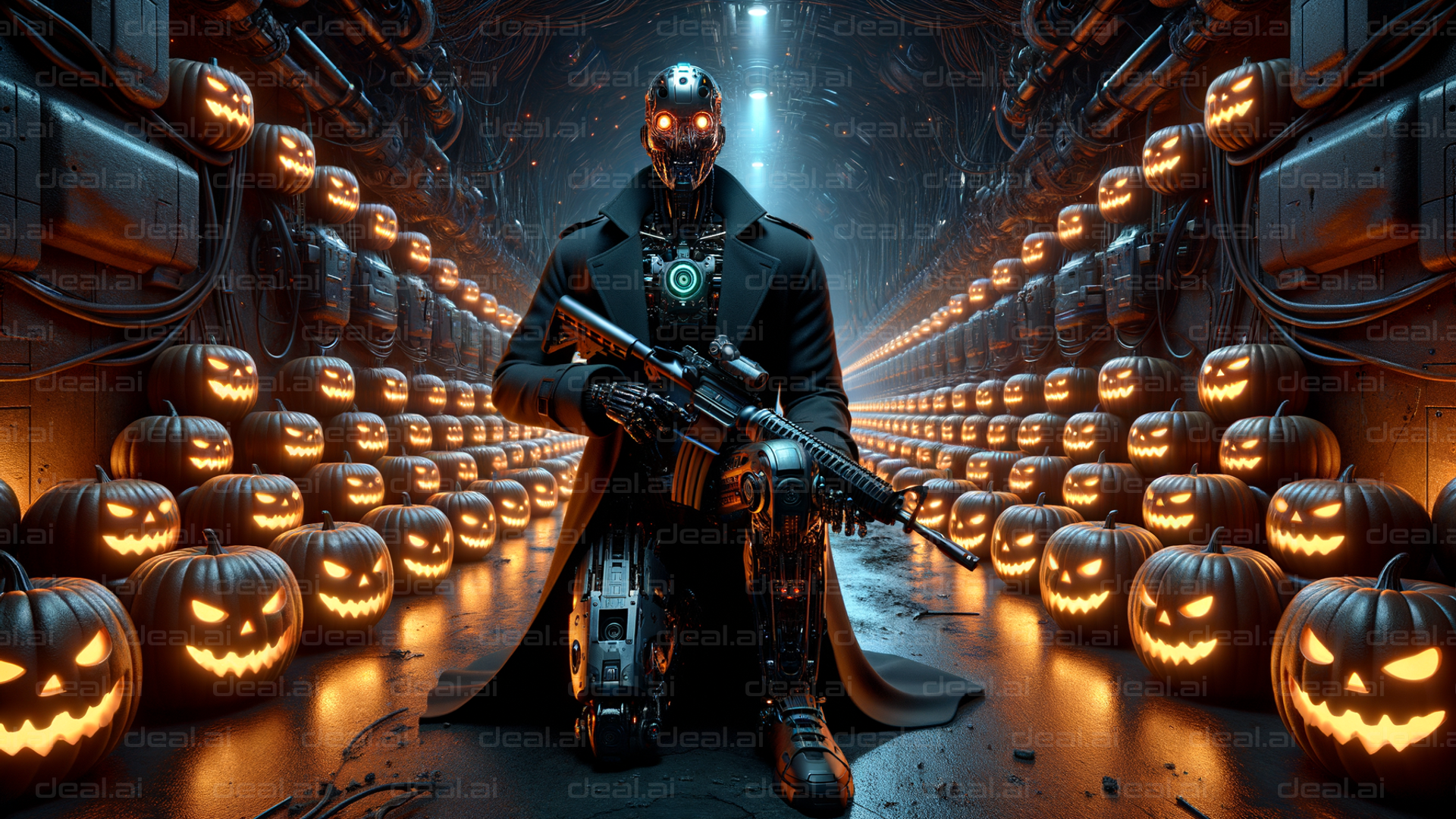 Cybernetic Halloween Showdown