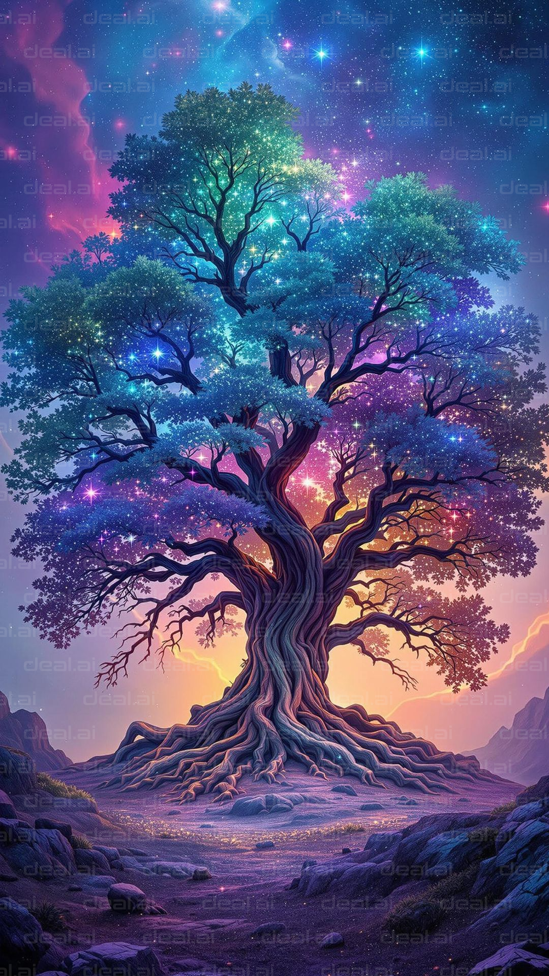 Celestial Dreamscape Tree