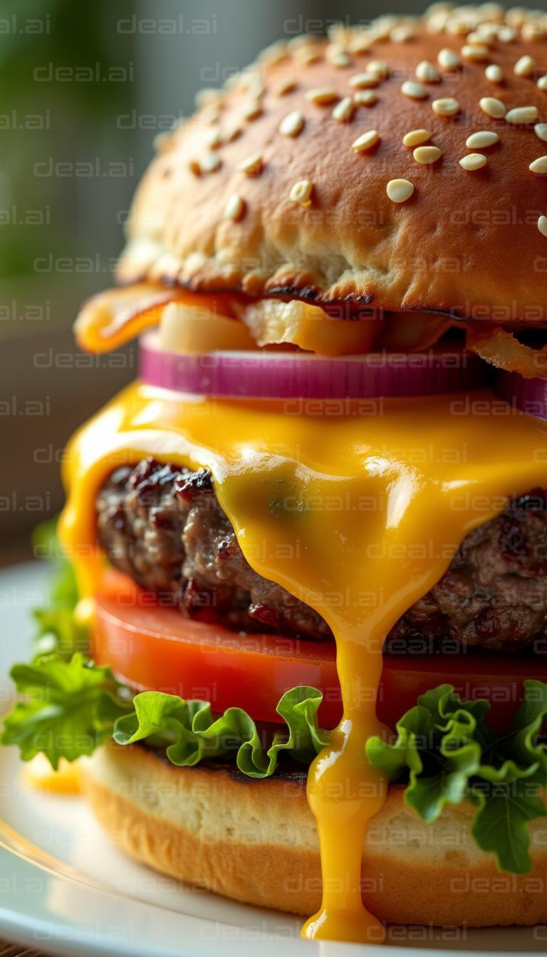 Cheesy Delight Burger