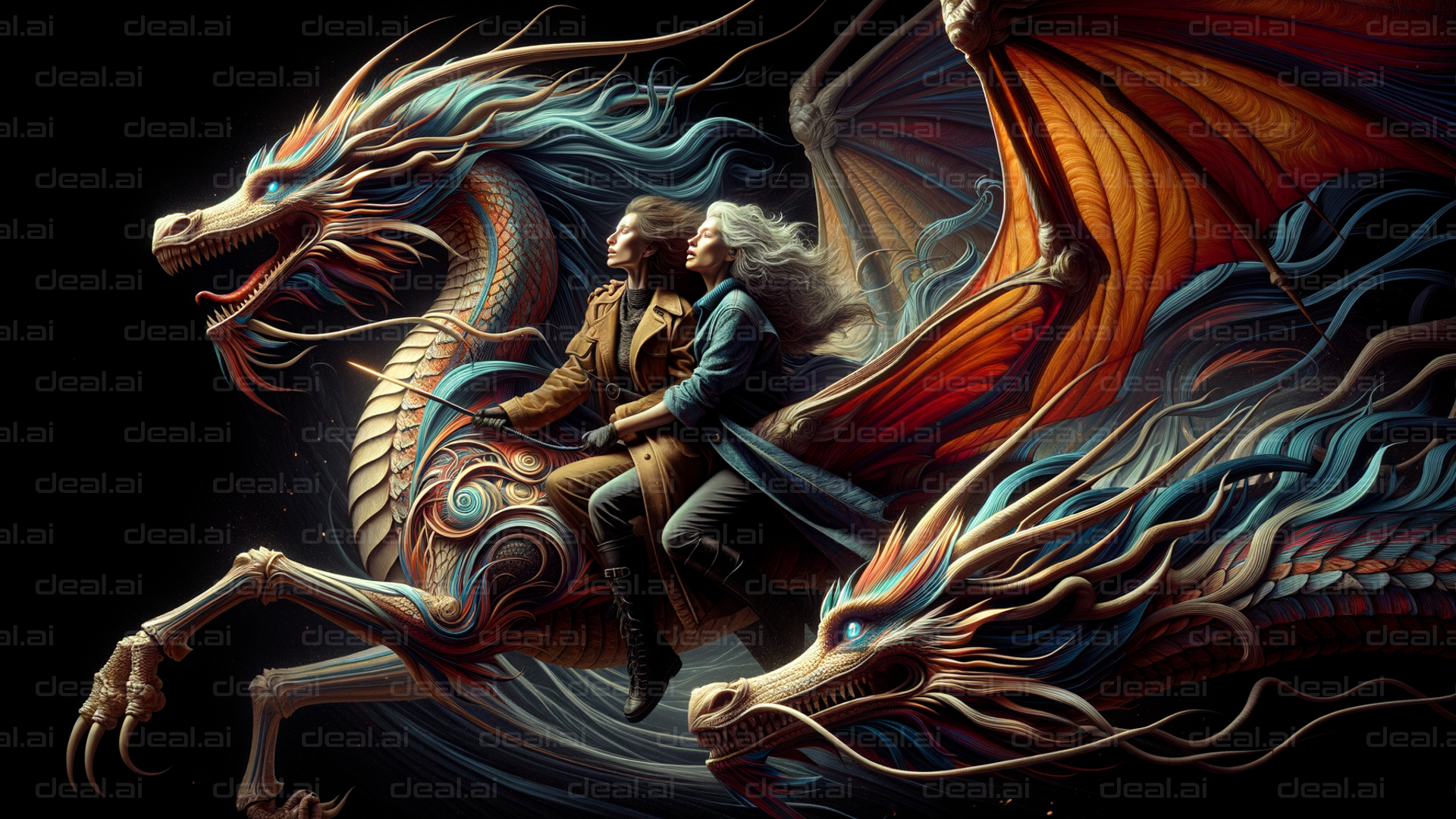 "Riding the Majestic Dragon"