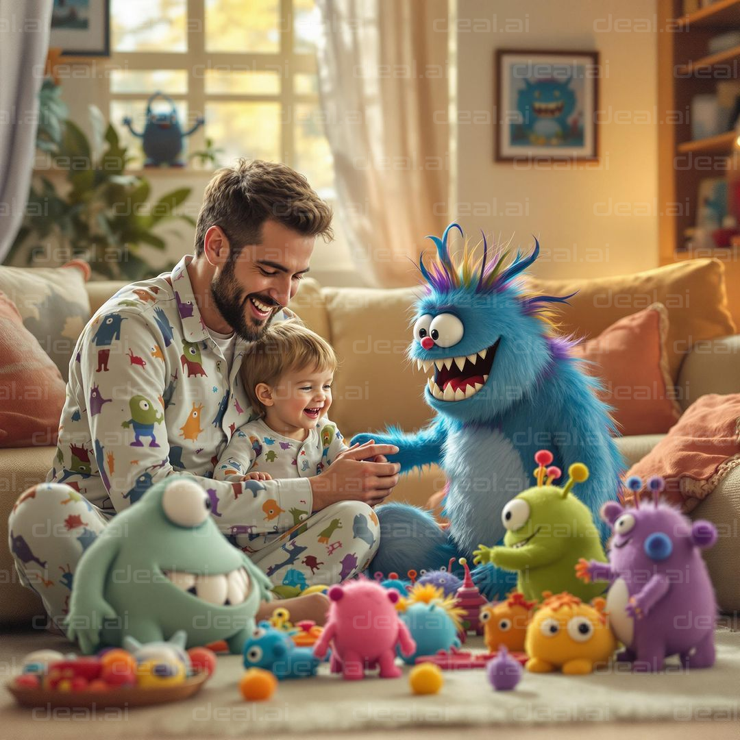 "Playtime with Colorful Creatures"