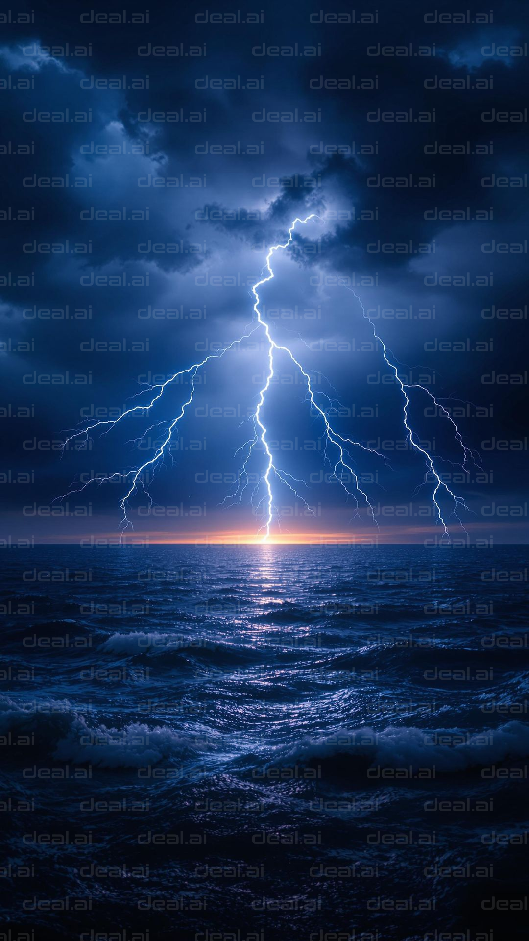 "Electrifying Ocean Storm"