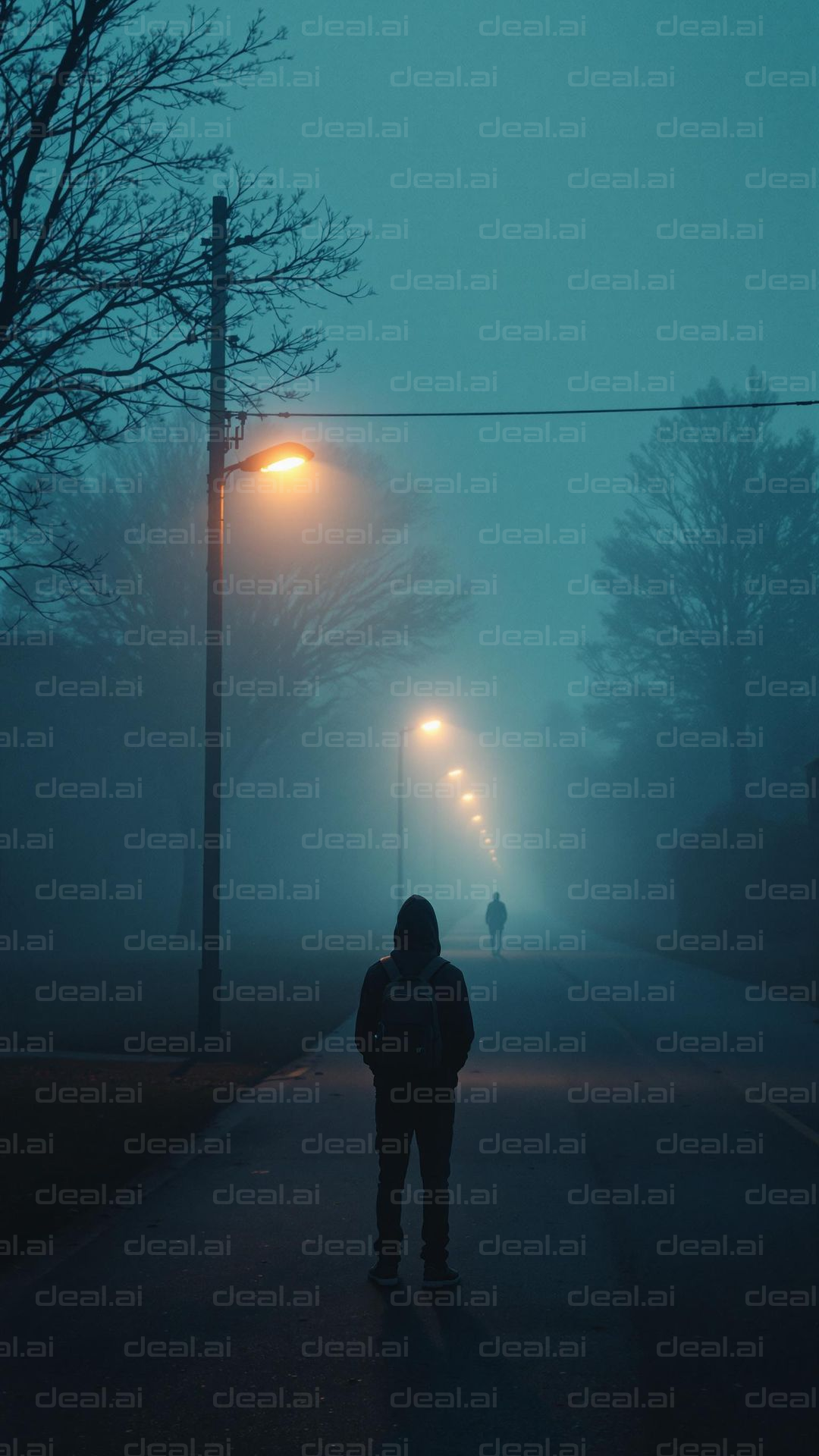 Misty Night Encounter