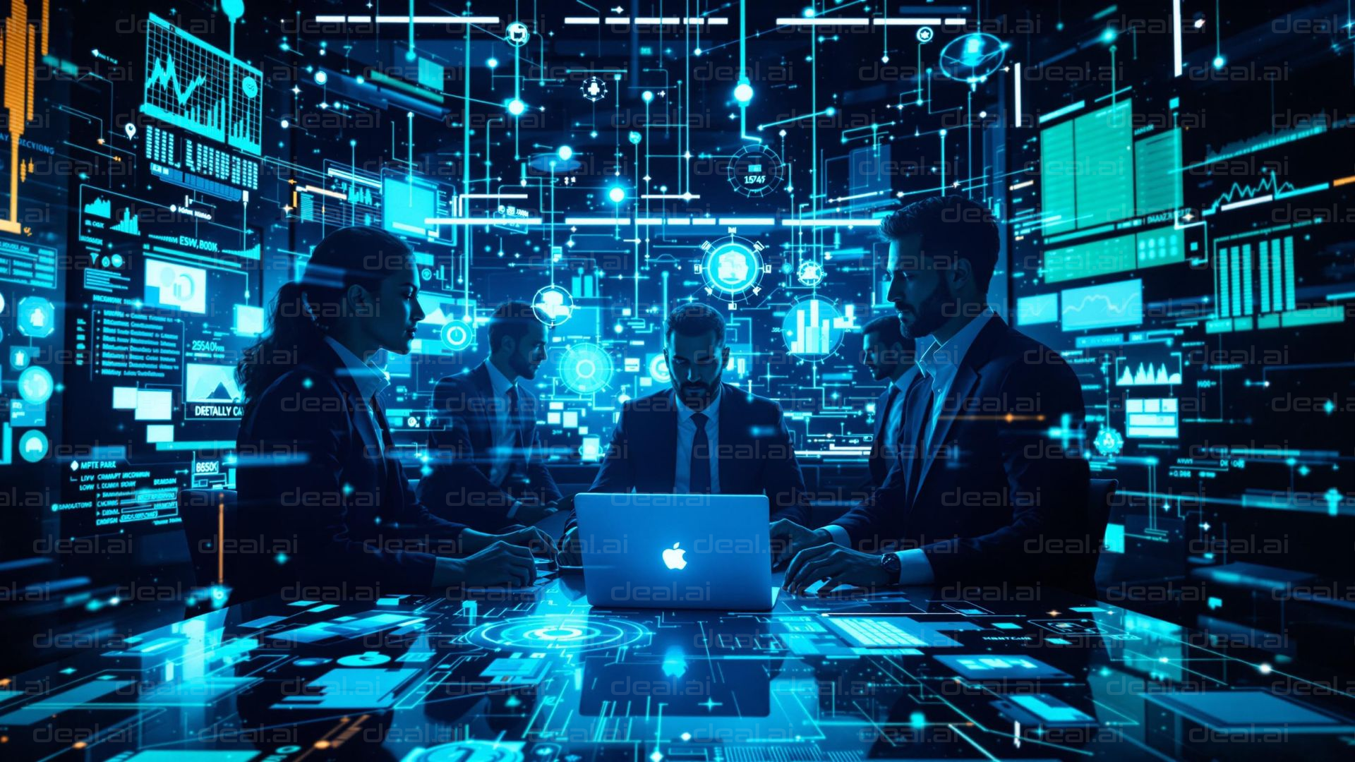 "High-Tech Strategy Meeting"