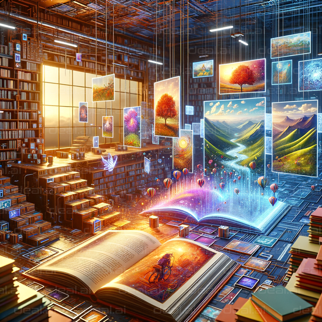 "Enchanting Library of Imaginary Worlds"