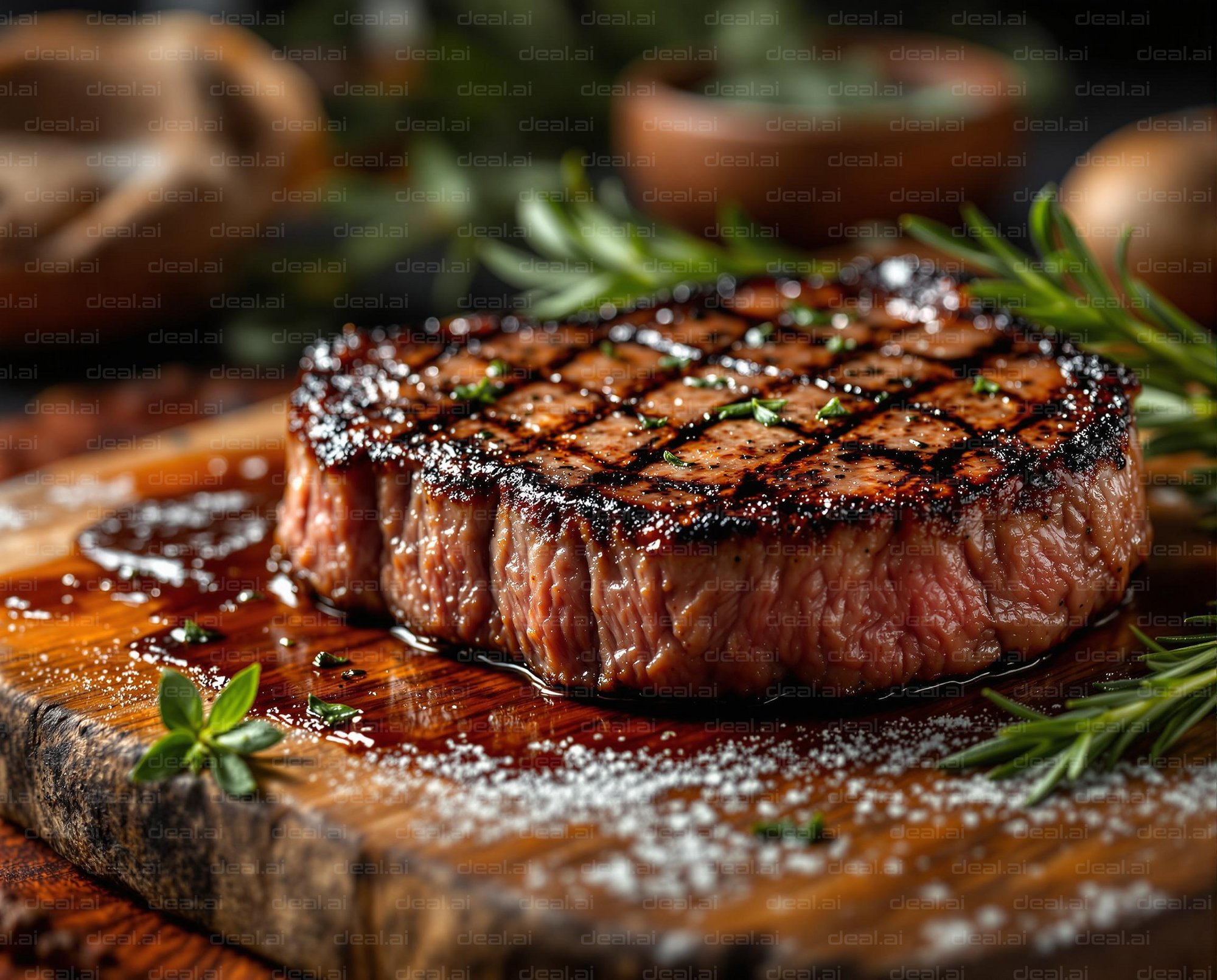 "Grilled Perfection: Juicy Steak Bliss"