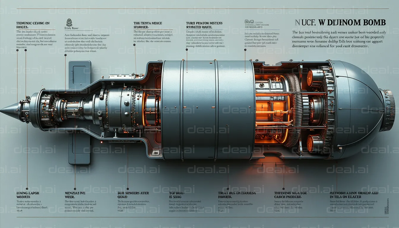 Cutaway of a Nuclear Bomb Design