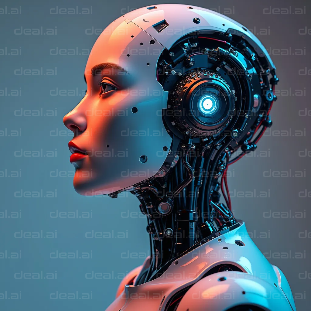 "Futuristic Android Profile"