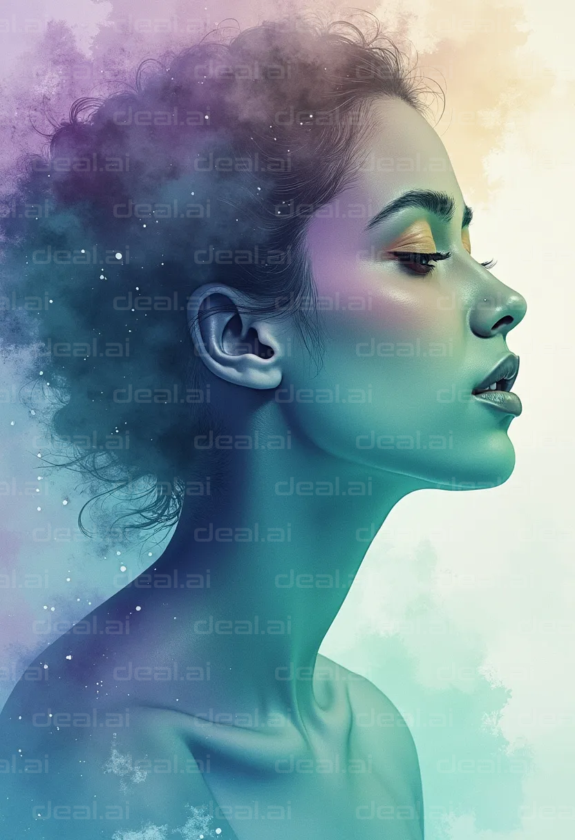 "Ethereal Dream Portrait"