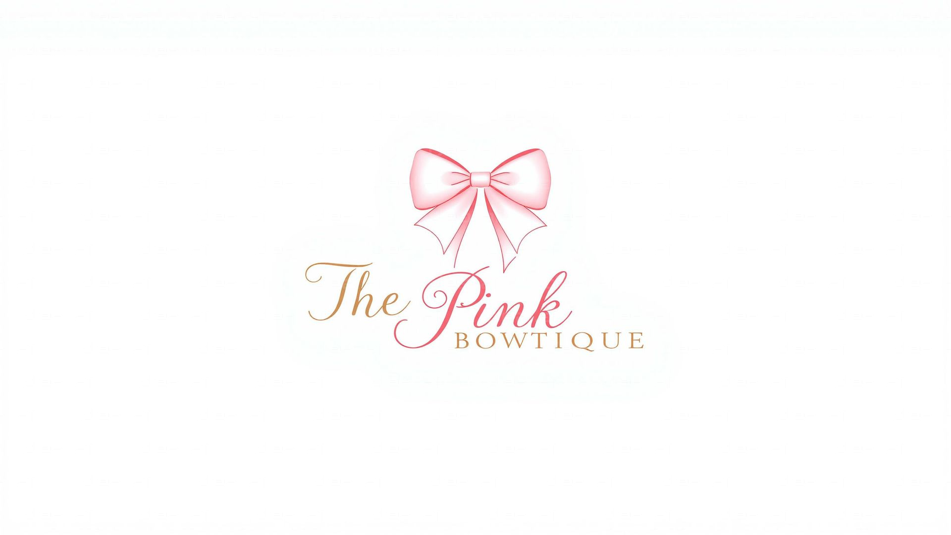 "The Pink Bowtique Logo"