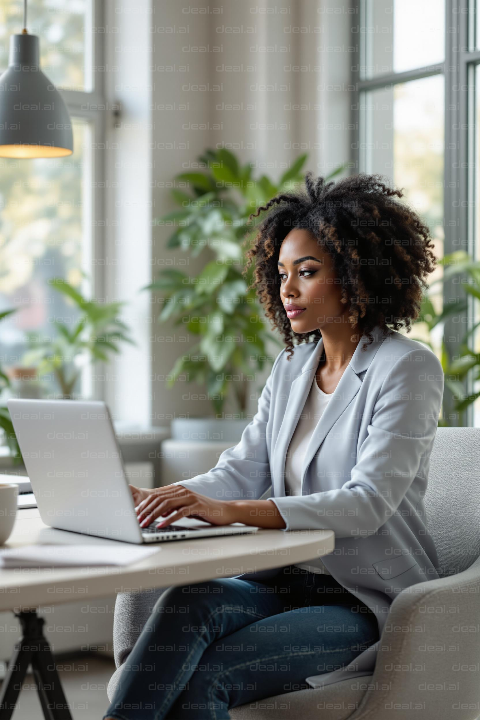 Focused Professional at Work