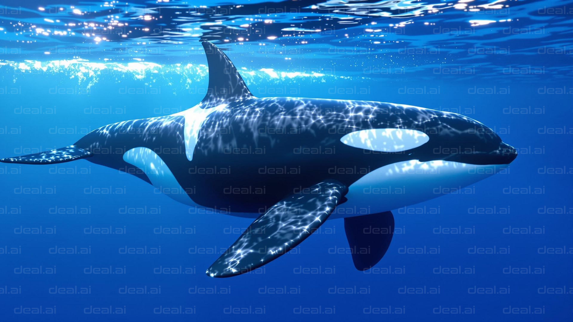 Majestic Orca in Ocean Waters