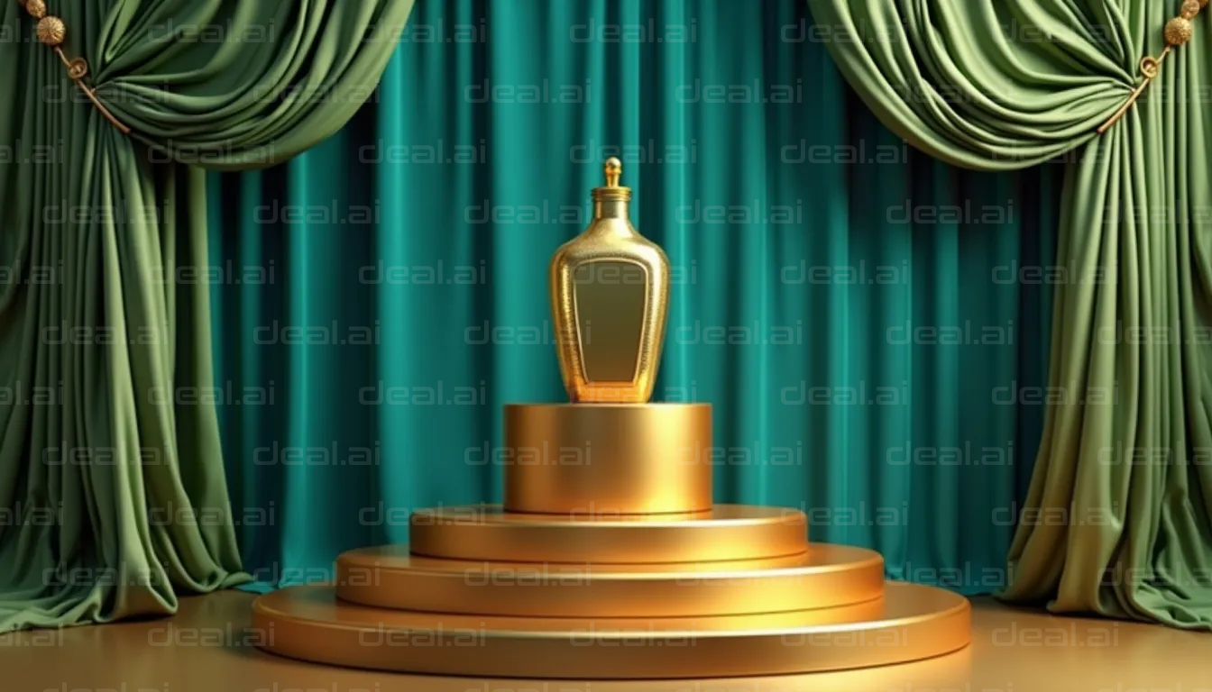 "Golden Elegance on Display"