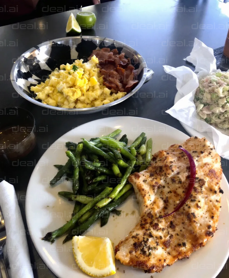 Delicious Breakfast and Grilled Chicken