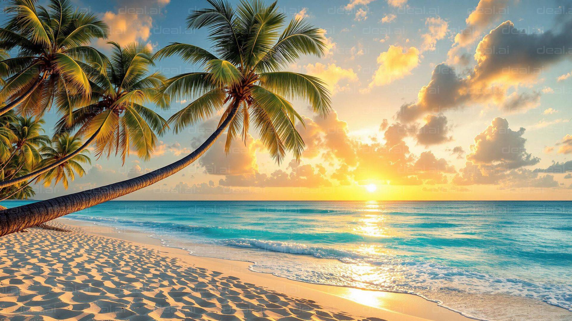Tropical Beach Sunrise Bliss