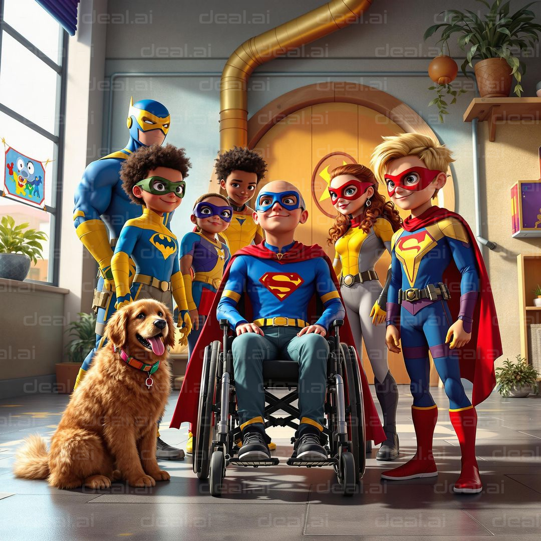 Super Team Assembles Together