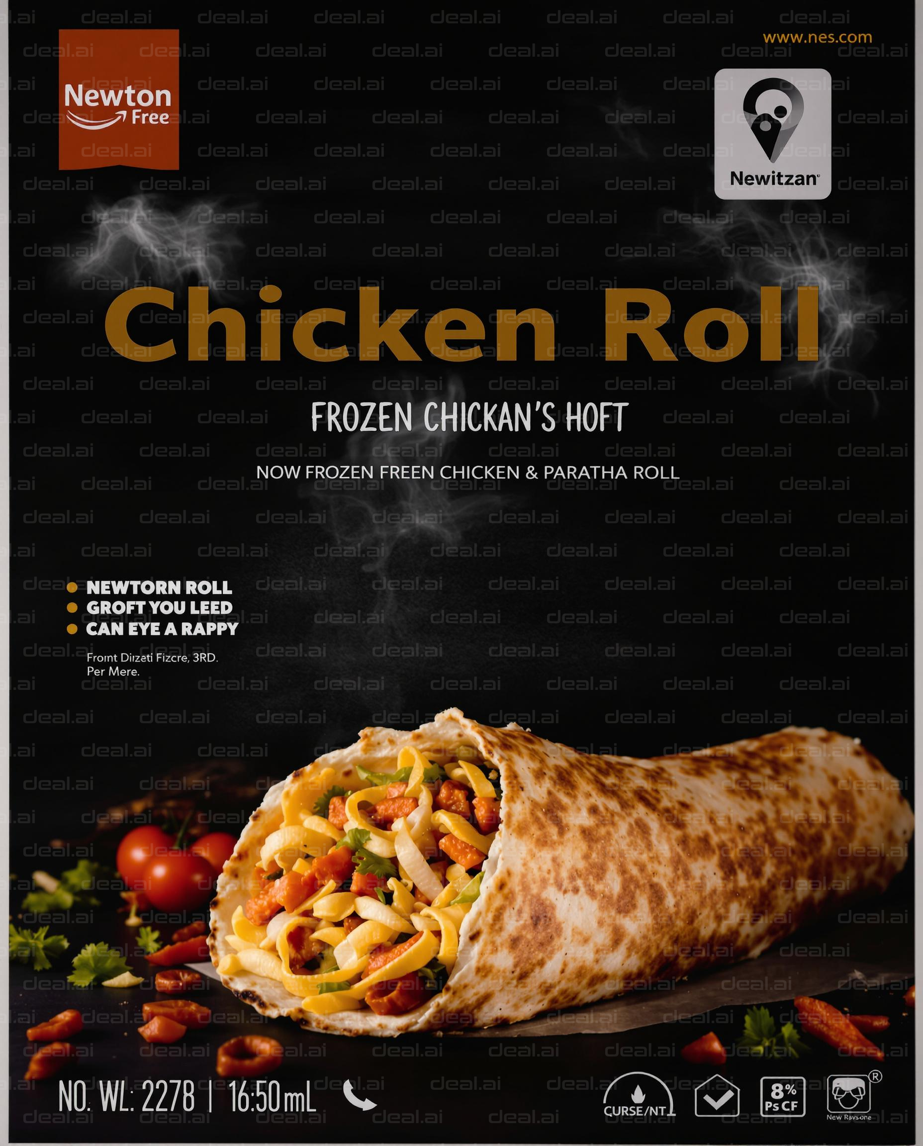 "Delicious Chicken Roll Delight"
