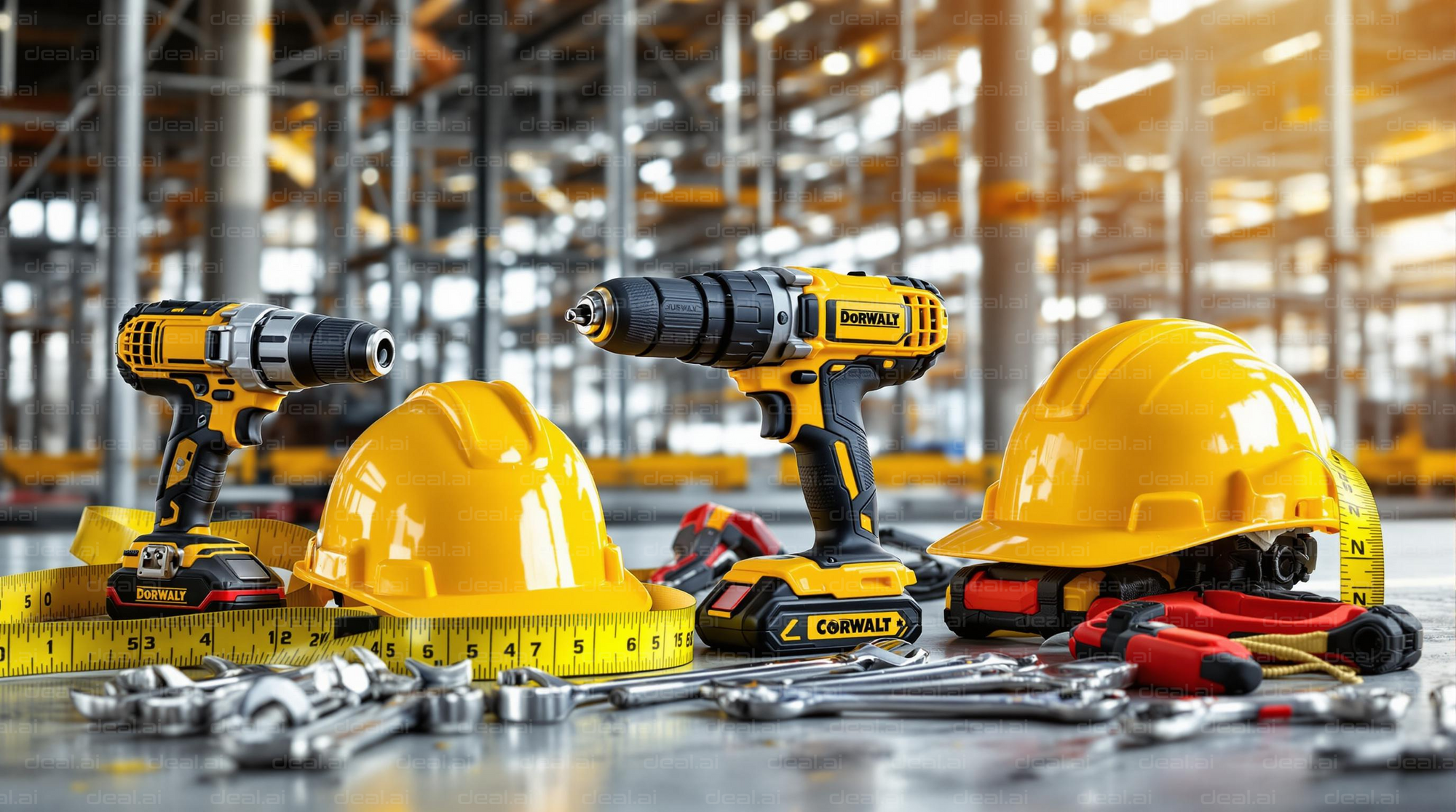 Construction Tools Display