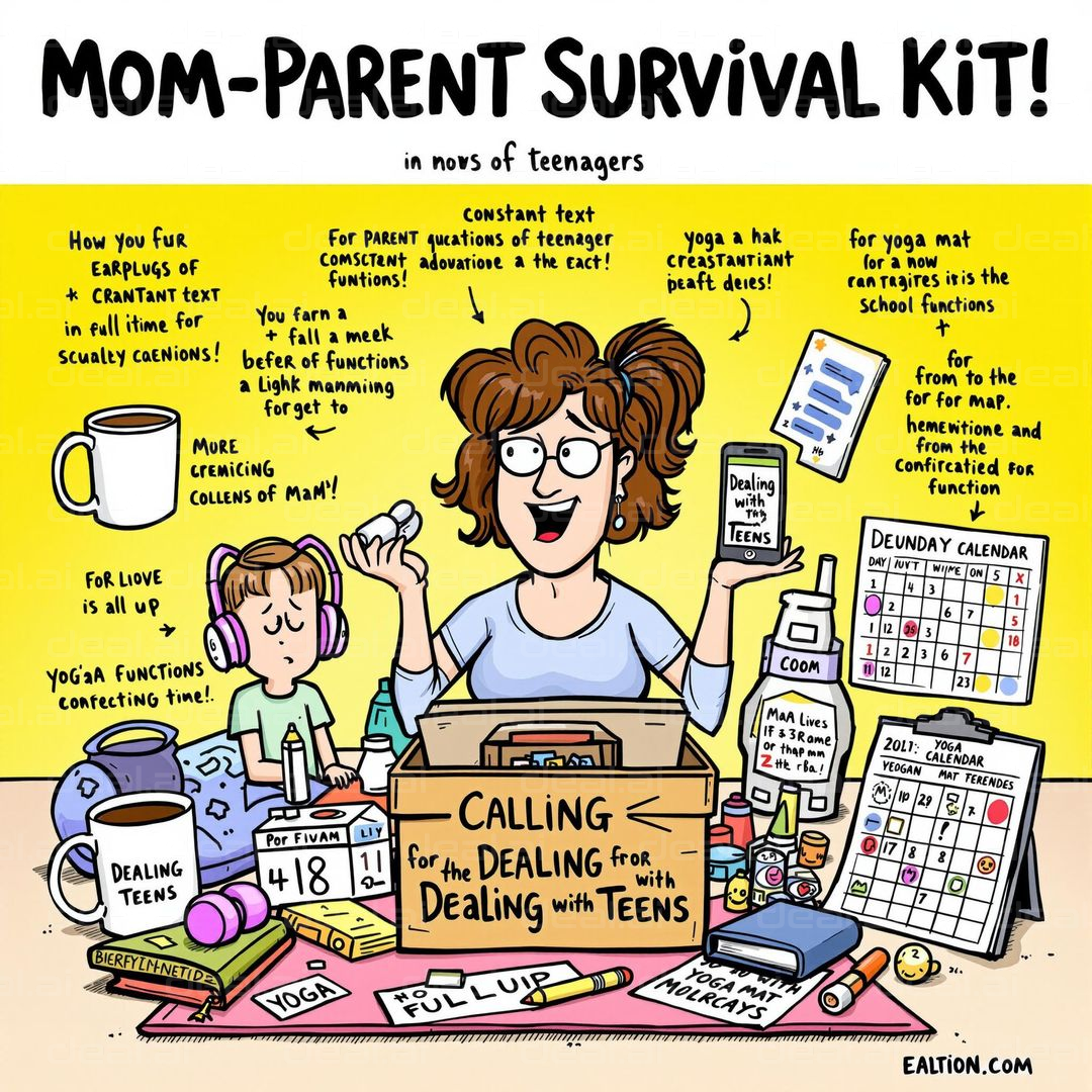 "Mom-Parent Survival Kit for Teens"