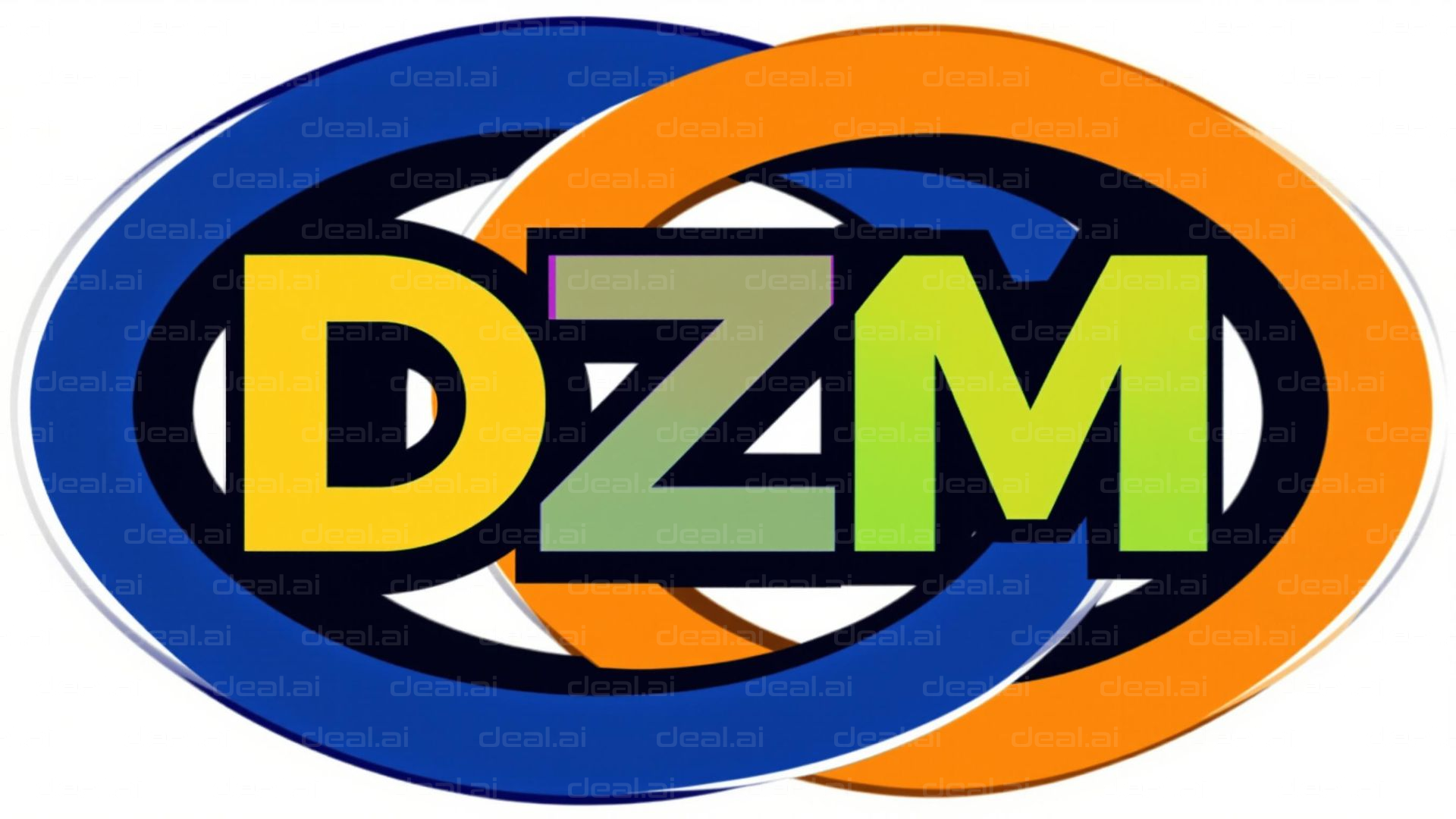 Colorful DZM Logo Design