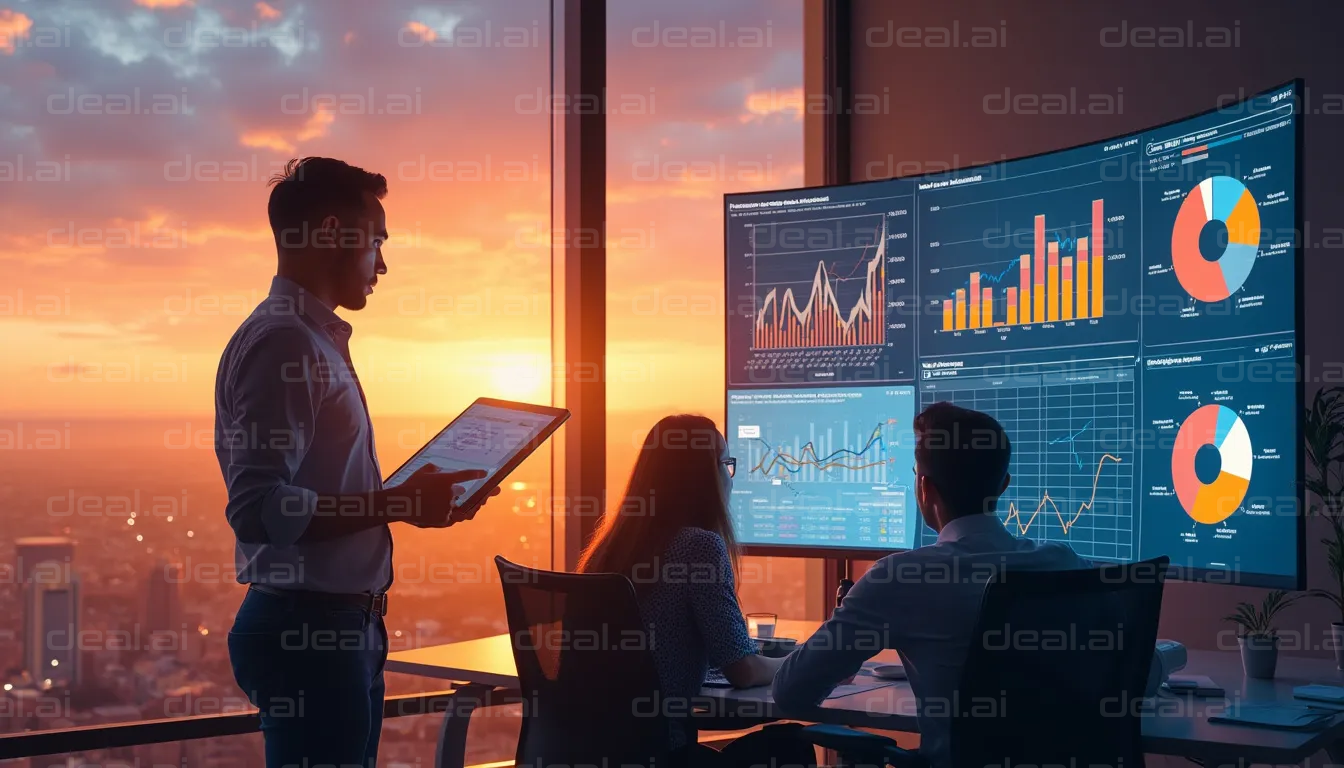 Analyzing Data at Sunset