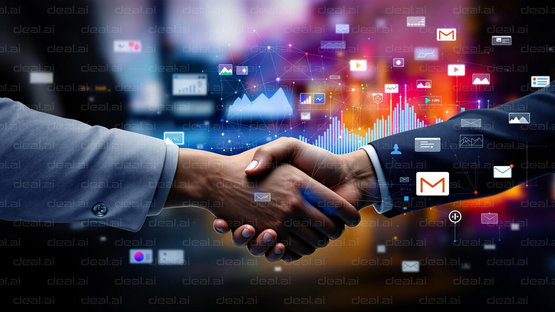 Digital Collaboration Handshake