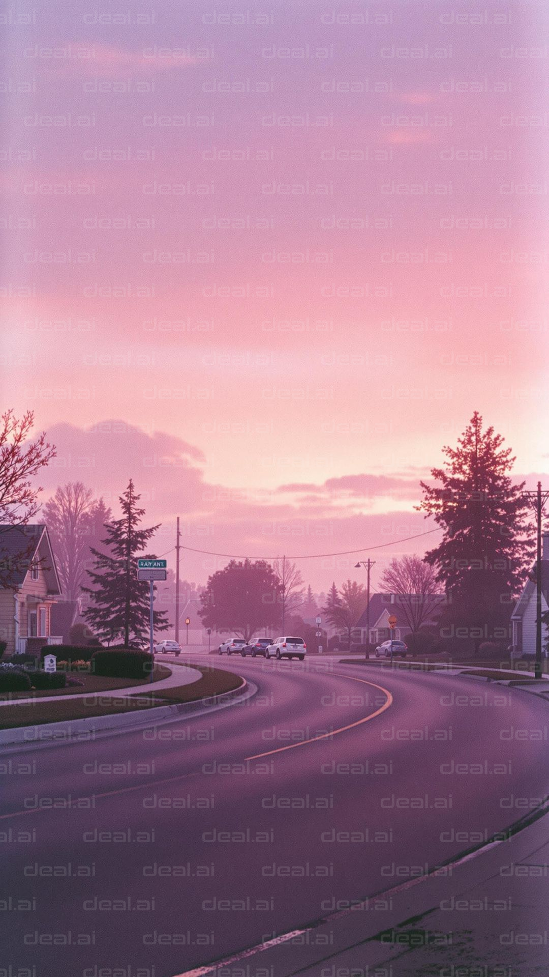 "Misty Morning Drive"