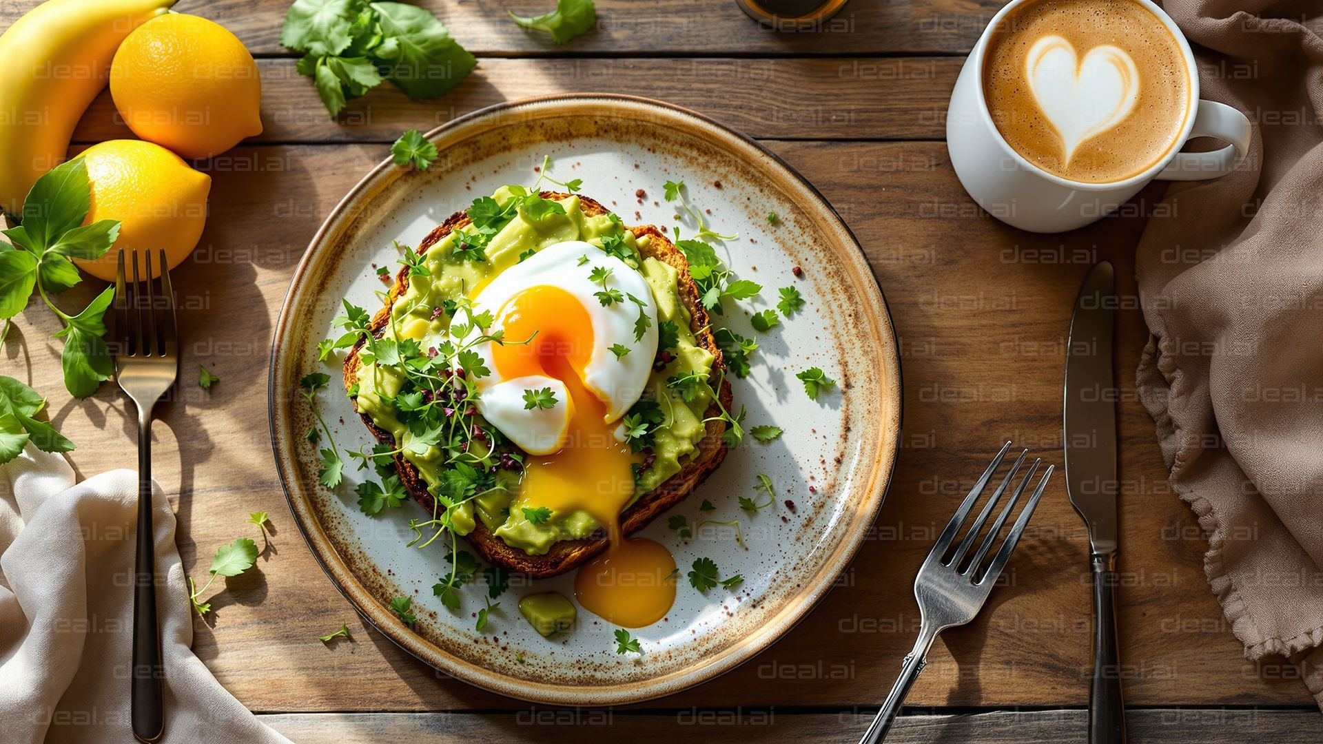"Avocado Toast with Poached Egg"