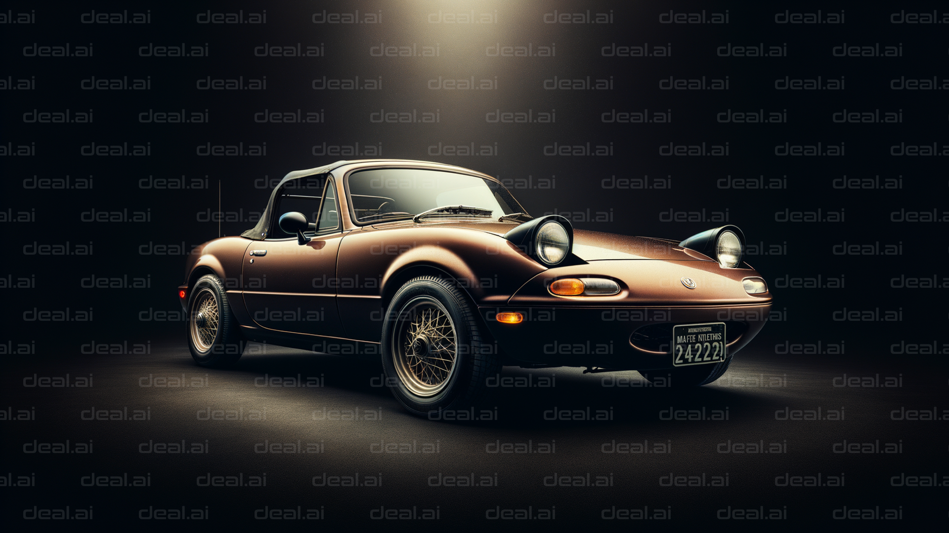 "Classic Convertible in Spotlight"