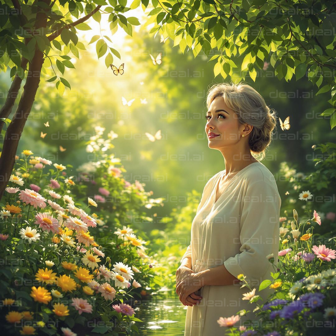 "Tranquil Garden Bliss"