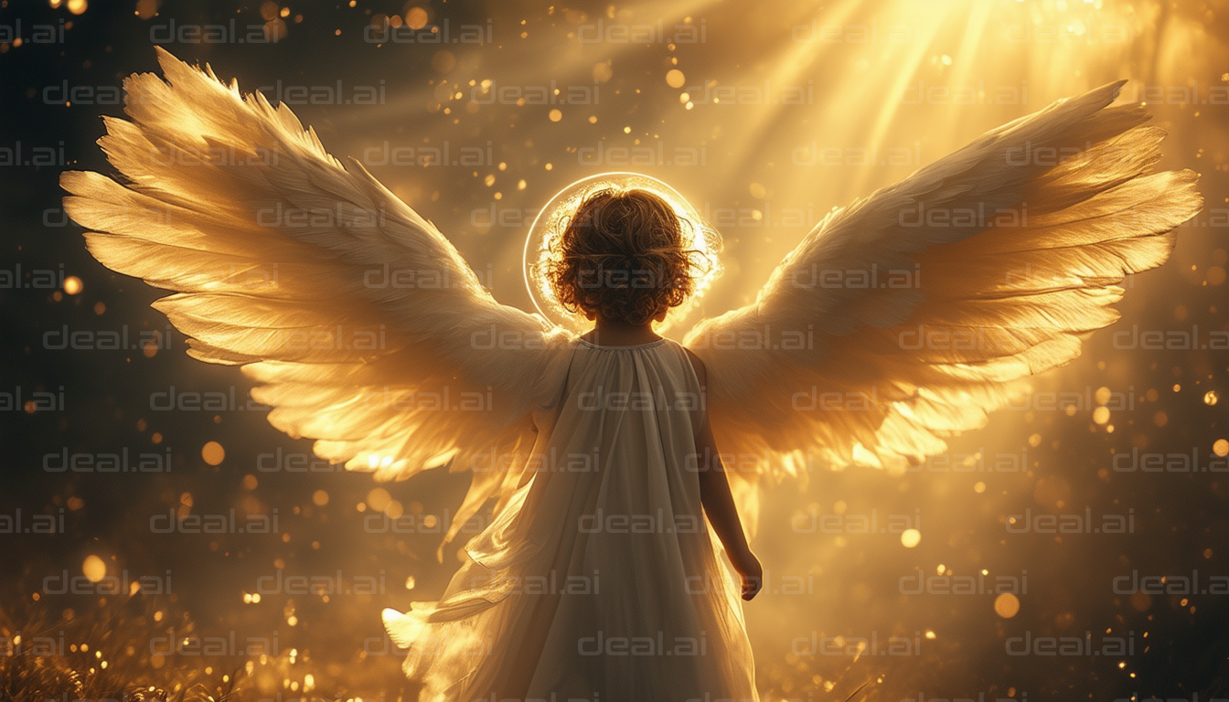 "Golden Glow of an Angelic Child"