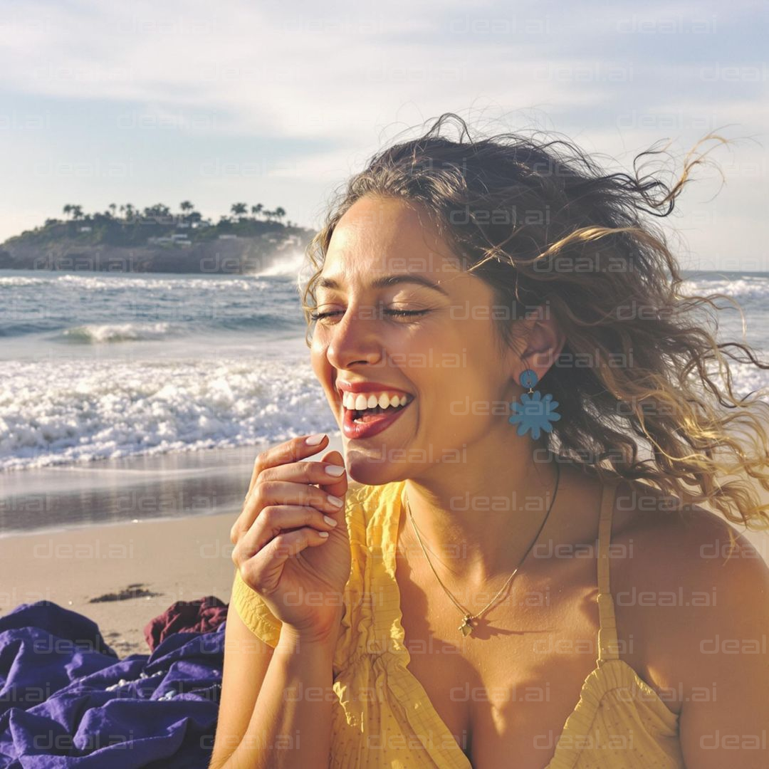 Joyful Day at the Beach