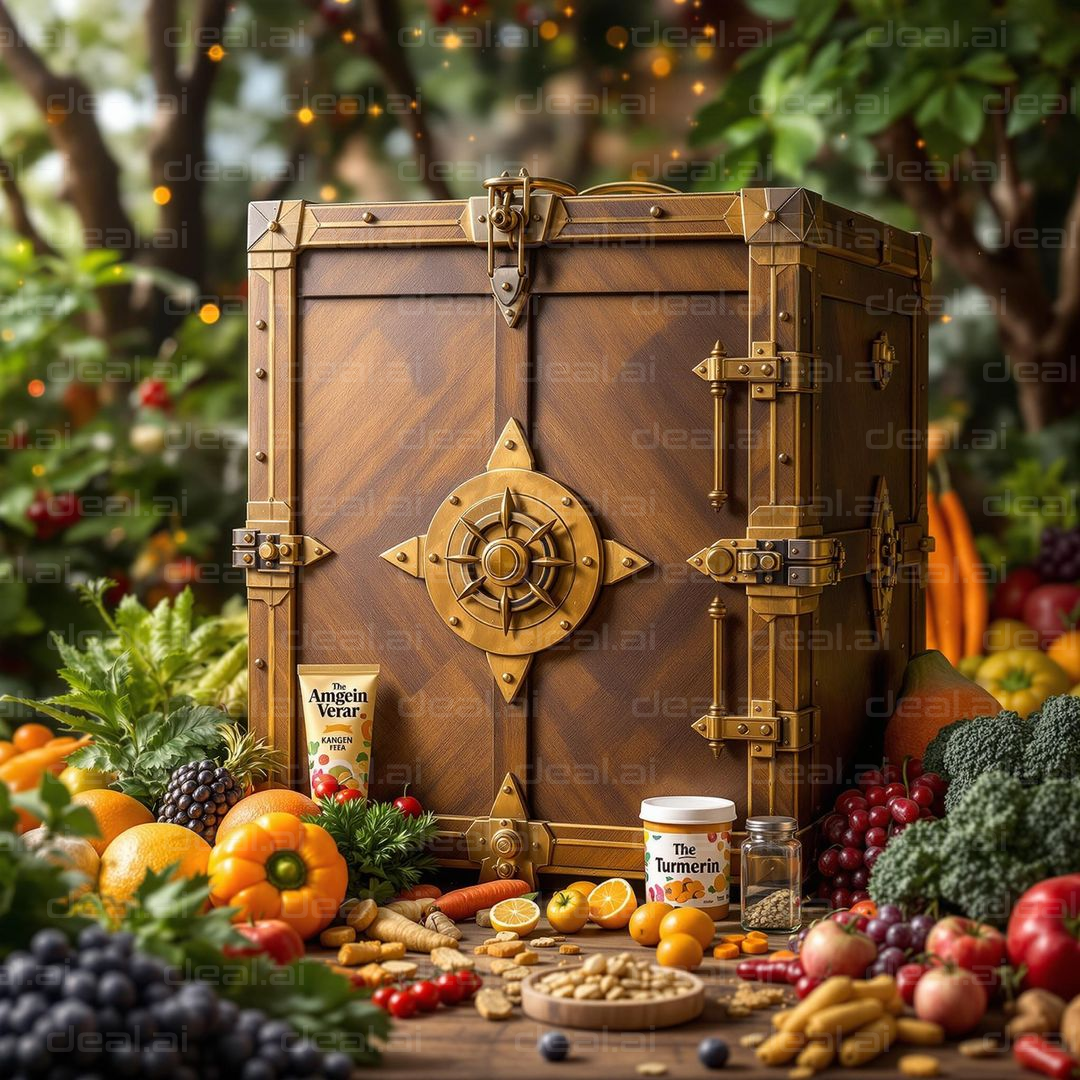 Treasure Chest with Fresh Produce