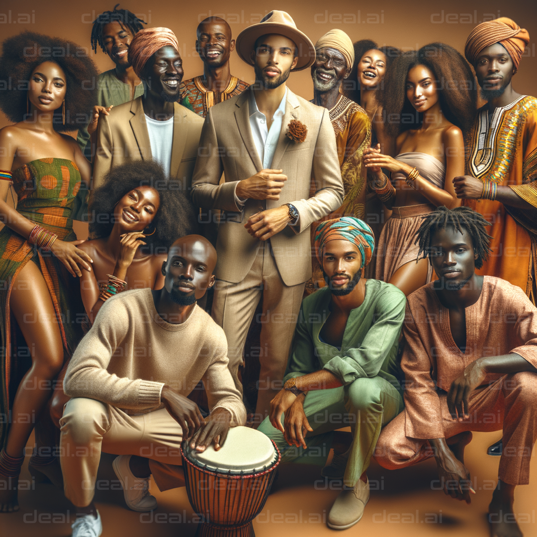 "Vibrant Ensemble Celebration"