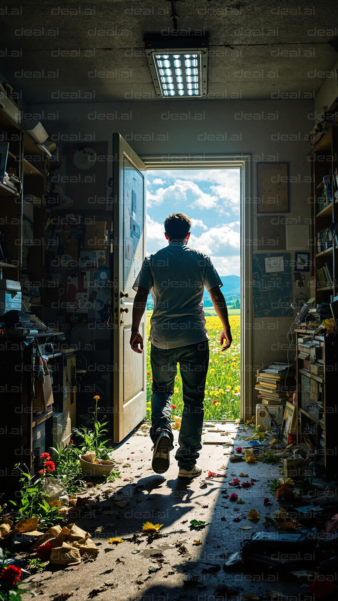 "Stepping into Freedom's Embrace"