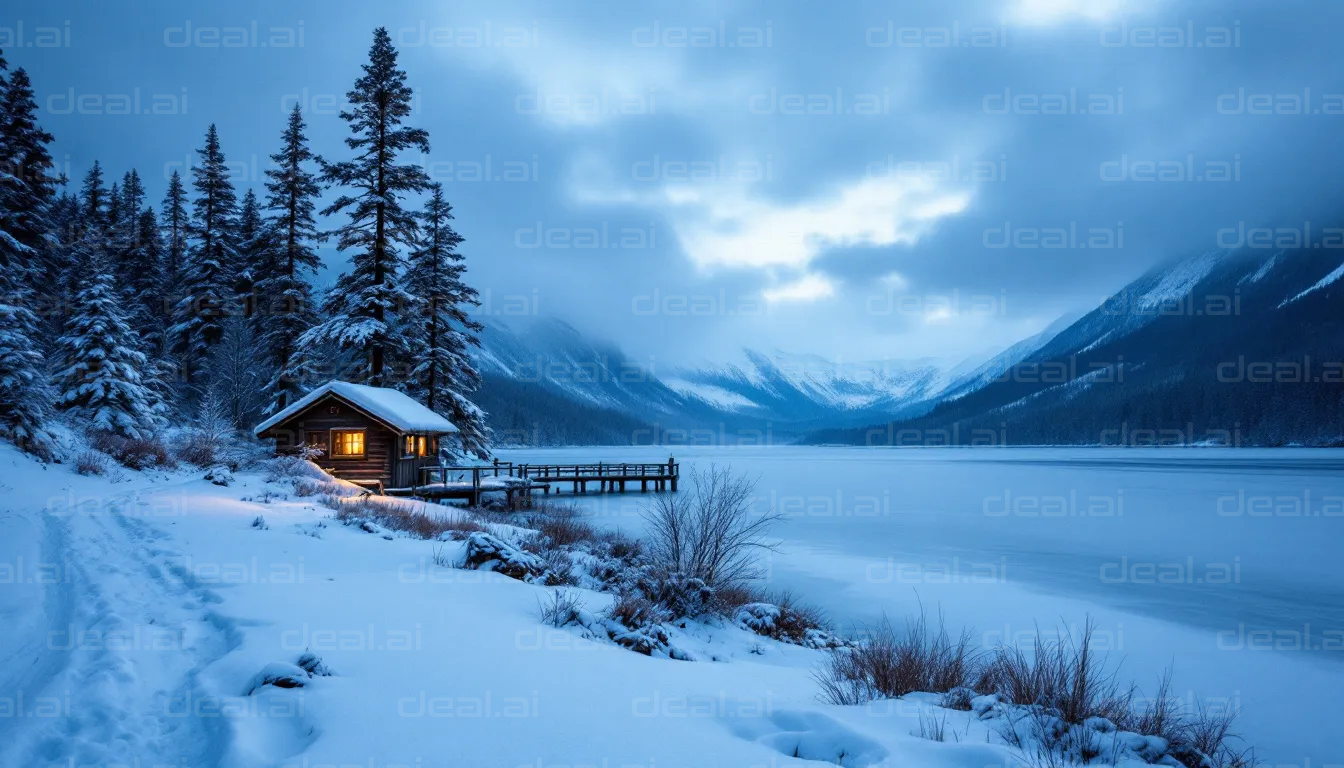 Cozy Cabin in Winter Wonderland