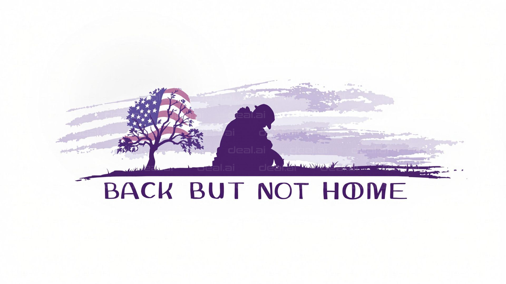 "Back but Not Home Illustration"
